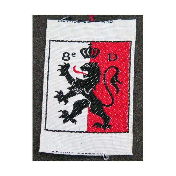 8° DI : insigne tissu de la 8° division  d'infanterie 1° modèle (avant 1979