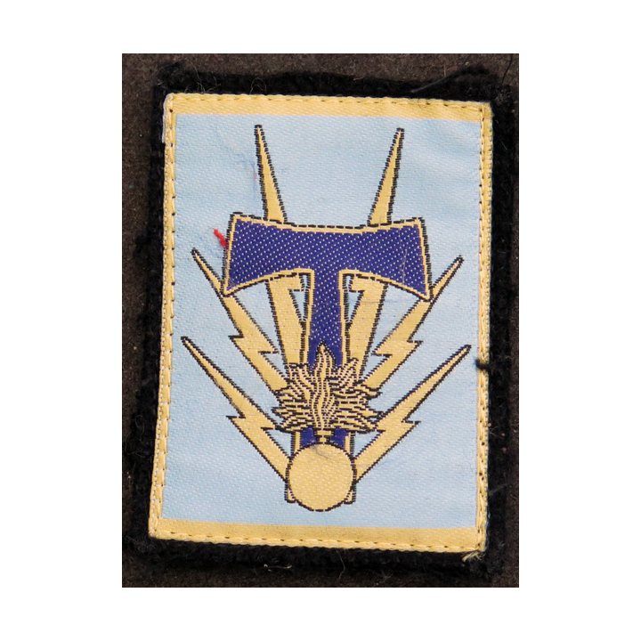 BTAC : insigne tissu de la Brigade des Transmissions et d'appui au Commandement