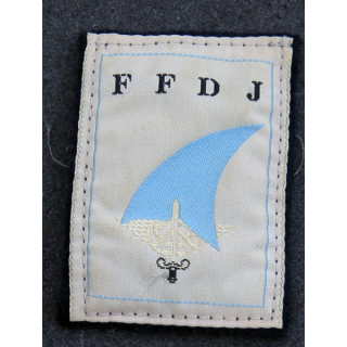 FFDJ : insigne tissu des Force françaises à Djibouti avec crochets