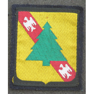 4° DB : insigne tissu de la 4° Division Blindée (1978-1984)