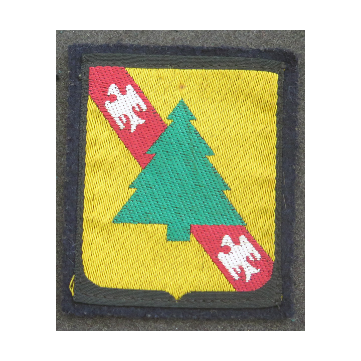 4° DB : insigne tissu de la 4° Division Blindée (1978-1984)