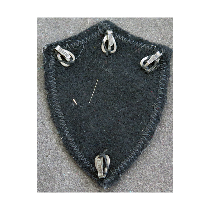 2° CA FFA : insigne tissu du 2° Corps d'Armée de la Force Française en Allemagne (1978) sans chiffre avec crochets