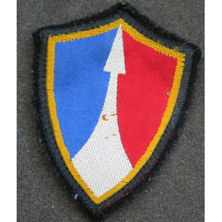 2° CA FFA : insigne tissu du 2° Corps d'Armée de la Force Française en Allemagne (1978) sans chiffre avec crochets