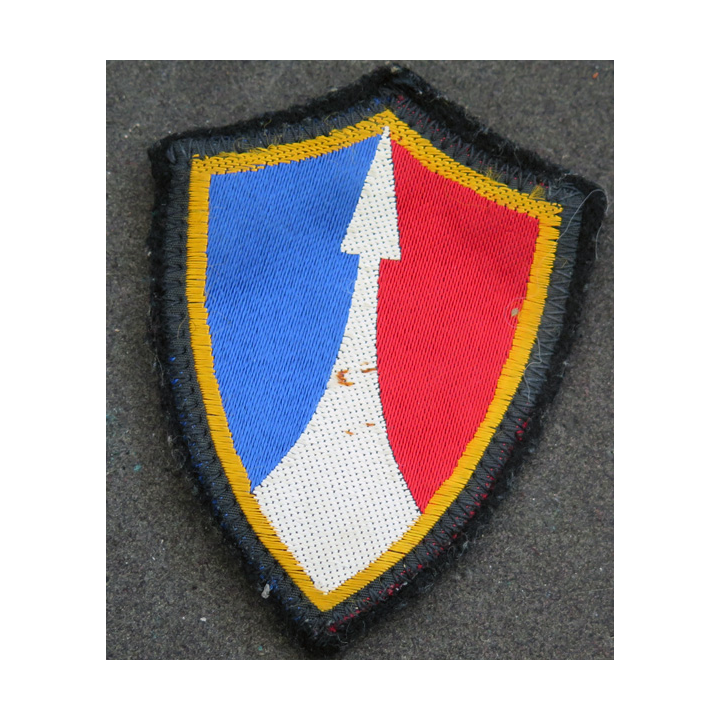 2° CA FFA : insigne tissu du 2° Corps d'Armée de la Force Française en Allemagne (1978) sans chiffre avec crochets