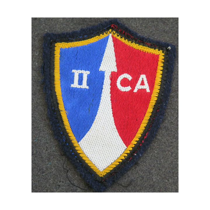2° CA FFA : insigne tissu du 2° Corps d'Armée de la Force Française en Allemagne (1969-1978)