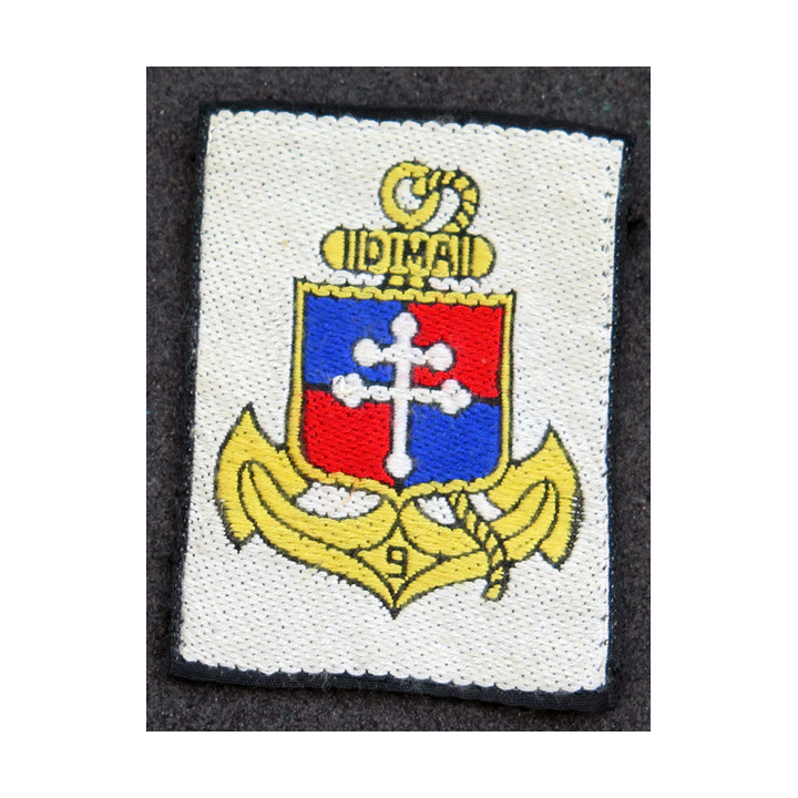9° DIMA : insigne tissu de la 9° Division d'Infanterie de marine (1976-1983)