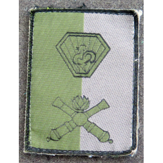 B ART : insigne tissu de la brigade d'artillerie basse visibilité