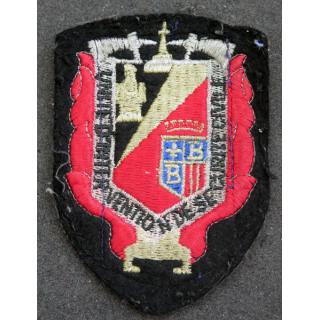 UISC 7 : insigne tissu de l'Unité d'instruction de la sécurité civile n° 7