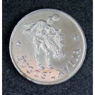 Médaille commémorative de la coupe du monde de football 1990 JUGOSLAVIA YOUGOSLAVIE