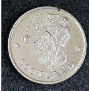 Médaille commémorative de la coupe du monde de football 1990 SCOTLAND ECOSSE