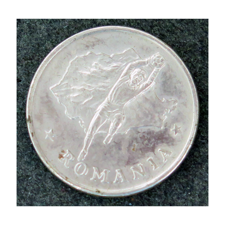 Médaille commémorative de la coupe du monde de football 1990 ROMANIA ROUMANIE