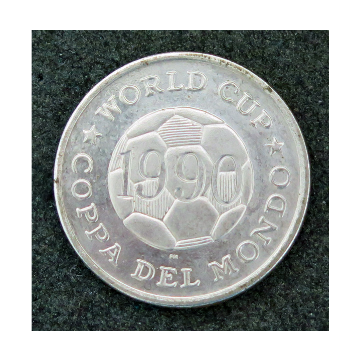 Médaille commémorative de la coupe du monde de football 1990 ROMANIA ROUMANIE