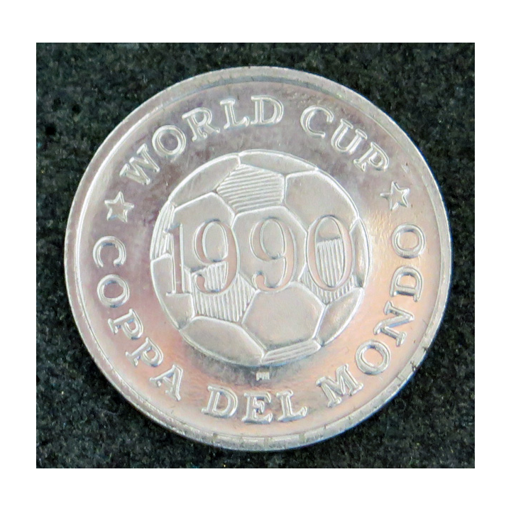 Médaille commémorative de la coupe du monde de football 1990 ENGLAND ANGLETERRE