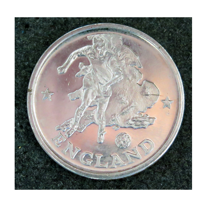 Médaille commémorative de la coupe du monde de football 1990 ENGLAND ANGLETERRE