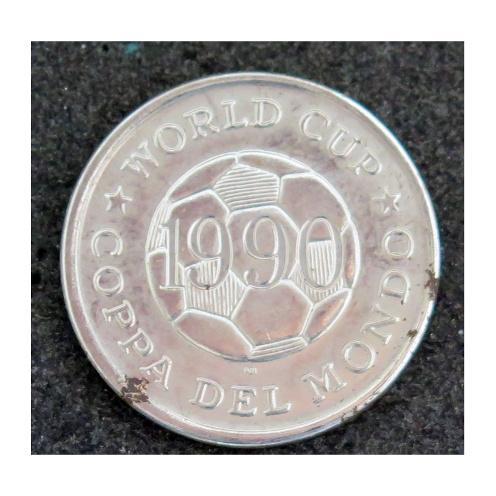 Médaille commémorative de la coupe du monde de football 1990 COREE DU SUD