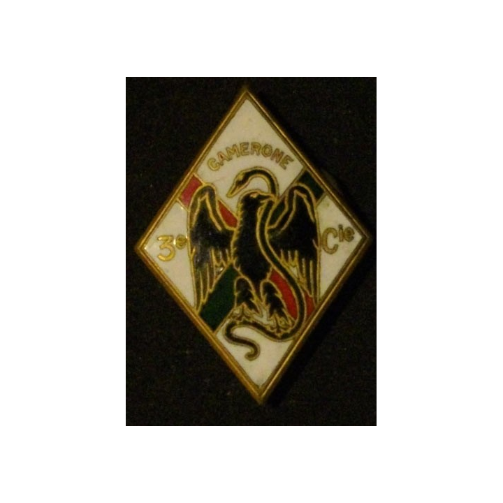 4° REI : 4° RÉGT ÉTR D'INF 3° CIE CAMERONE ÉMAIL SANS RÉCIT (DBER)