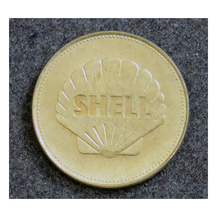 jeton publicitaire Shell émis en 1969 « L'épopée de l'espace » Louis Blériot en 1909