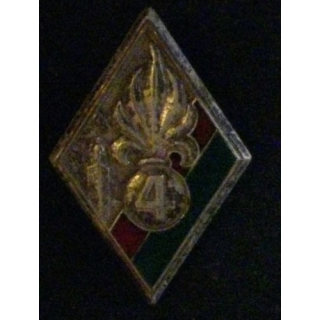 4° REI : 4° RÉGIMENT ÉTRANGER D'INF 1938 EMBOUTI LISSE (D ROM)