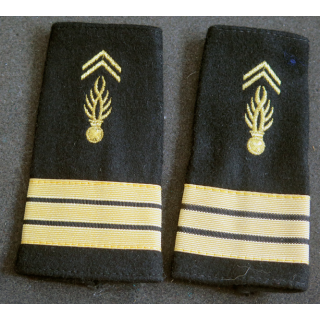Paire de Fourreaux d'épaule de capitaine de la gendarmerie mobile