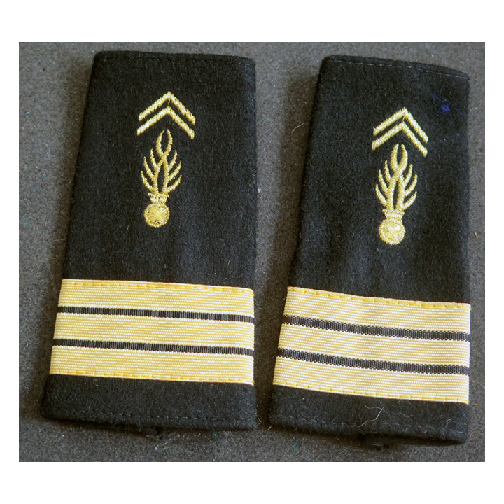 Paire de Fourreaux d'épaule de capitaine de la gendarmerie mobile