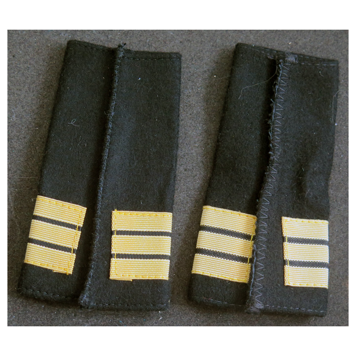 Paire de Fourreaux d'épaule de capitaine de la gendarmerie mobile