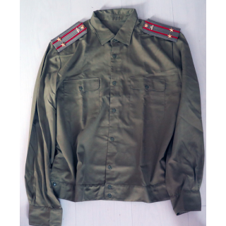 URSS : Chemise vert olive de Lieutenant-Colonel des blindés de l'armée soviétique taille 47-3