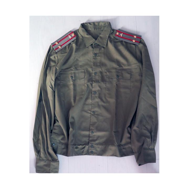 URSS : Chemise vert olive de Lieutenant-Colonel des blindés de l'armée soviétique taille 47-3