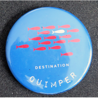 Magnet Destination Quimper diamètre 5,5 cm
