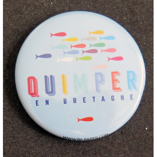 Magnet Quimper de Bretagne diamètre 5,5 cm