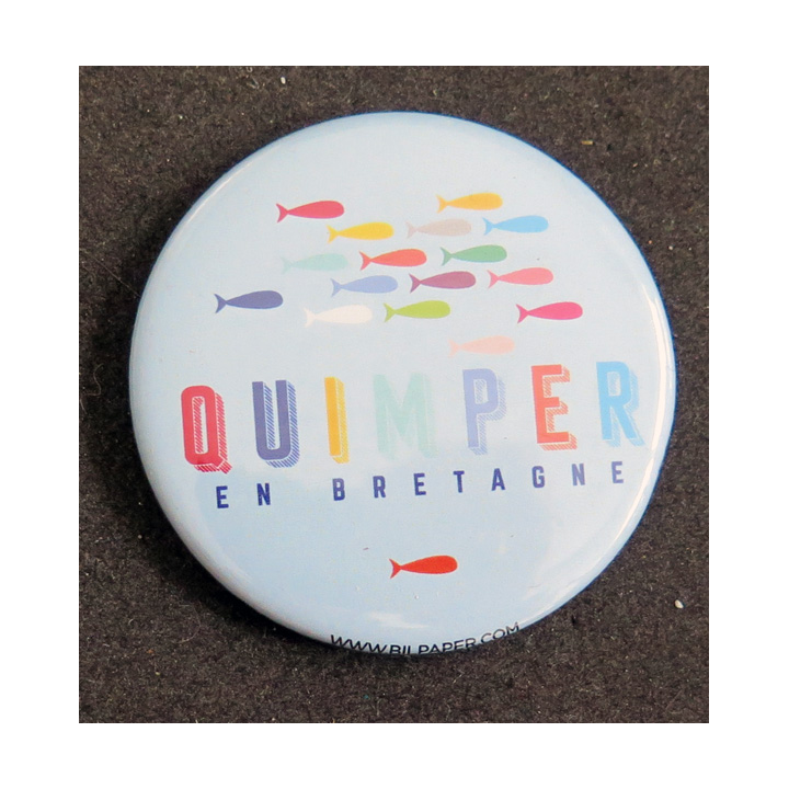 Magnet Quimper de Bretagne diamètre 5,5 cm