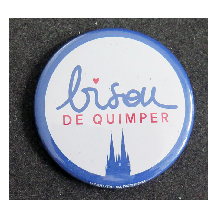 Magnet Bisou de Quimper diamètre 5,5 cm
