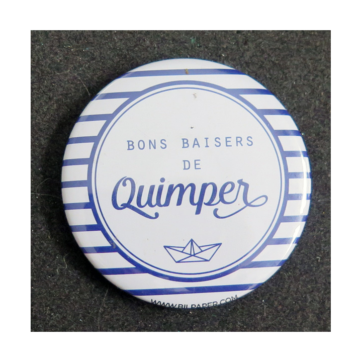 Magnet Bons baisers de Quimper diamètre 5,5 cm
