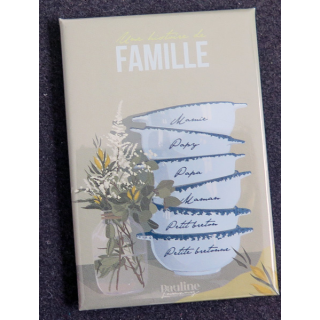 Magnet Une histoire de famille de Pauline Launay 5,5 x 8 cm