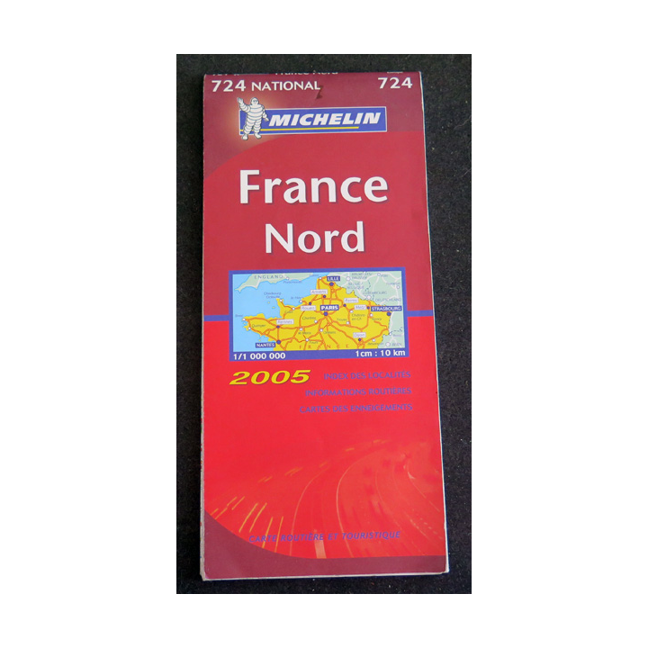 Carte Michelin 724 France Nord 2005