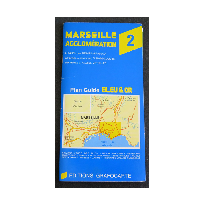 Plan Guide Bleu et Or Marseille agglomération 2