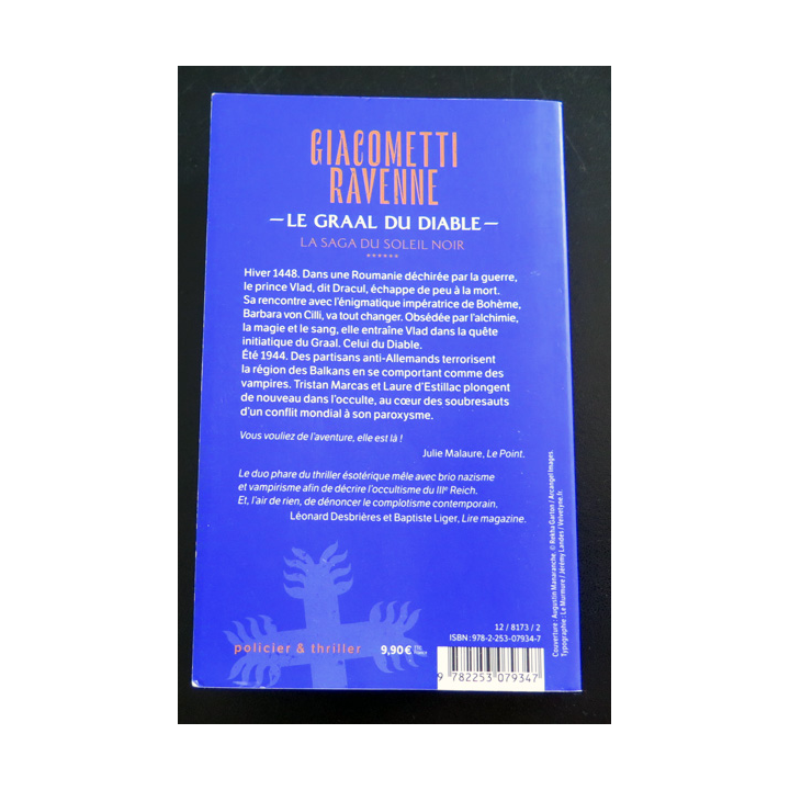 Le Graal du diable de Giacometti et Ravenne Livre de Poche 2024