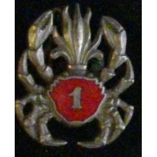 1° REC : 1° RÉGIMENT ÉTRANGER DE CAVALERIE 1°GA 27 mm ÉMAIL