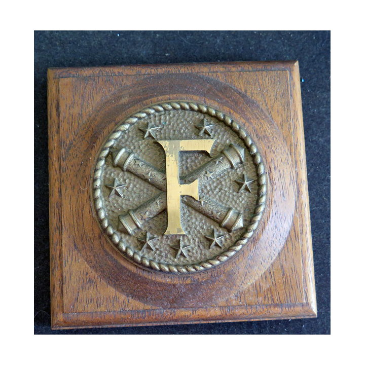 P.A FOCH : Tape de bouche du Porte avions Foch diamètre 9 cm (15 x 15 cm)