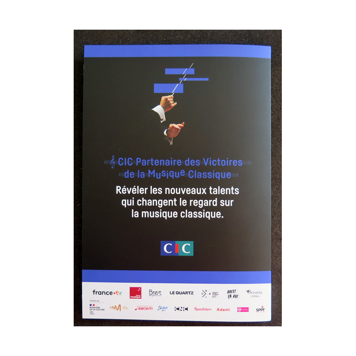 Programme des Victoires de la Musique Classique 2026 au Quartz de Brest