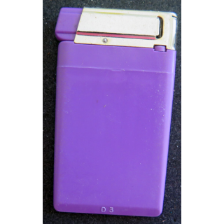 Briquet carte violet sans image 5x8 cm