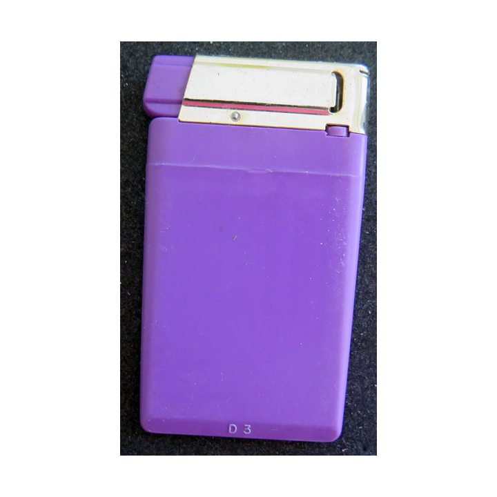 Briquet carte violet sans image 5x8 cm