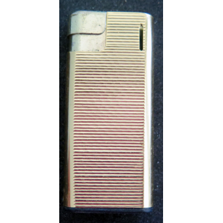 Briquet Cobra en métal jaune 7 x 3 cm