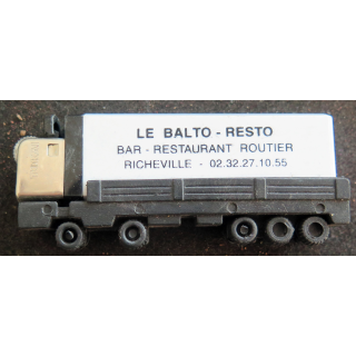 Briquet Le Balto Resto Bar restaurant routier Richeville 8 x 3,5 cm