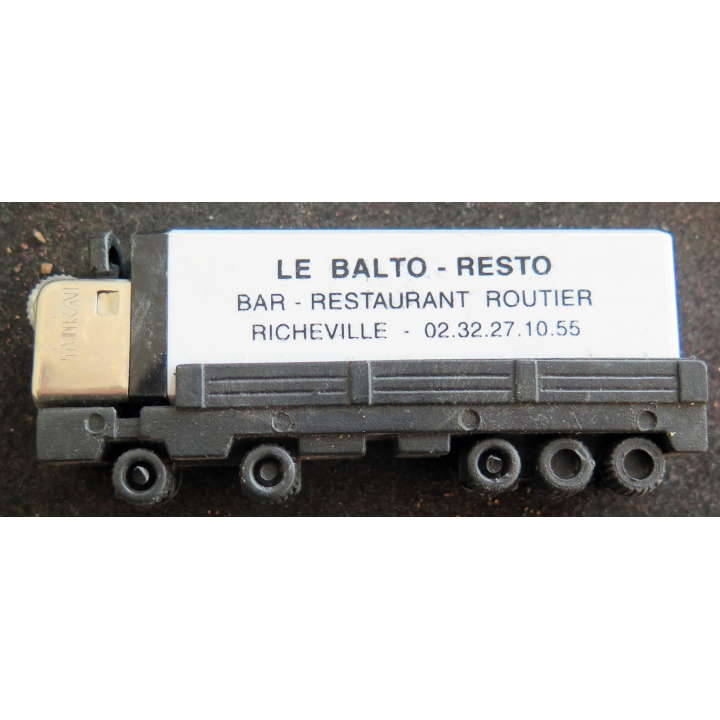 Briquet Le Balto Resto Bar restaurant routier Richeville 8 x 3,5 cm