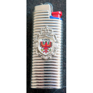 Mini Briquet avec sa coque support Tirol  6 x 2 cm