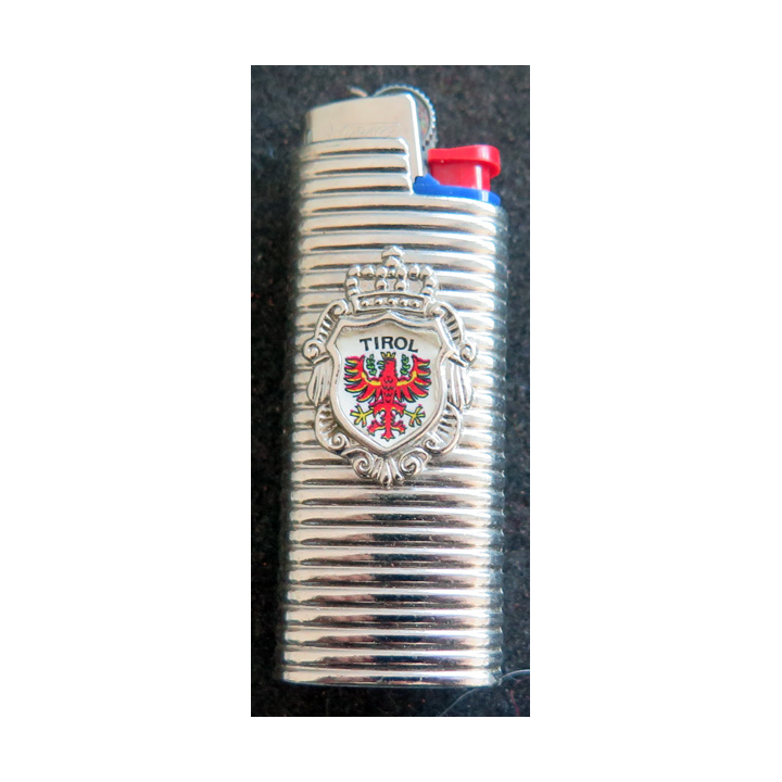 Mini Briquet avec sa coque support Tirol  6 x 2 cm