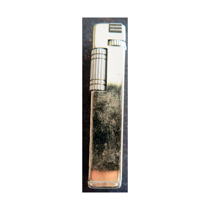 Briquet rechargeable Flick en métal doré 6,5 x 2,3 x 1,3 cm