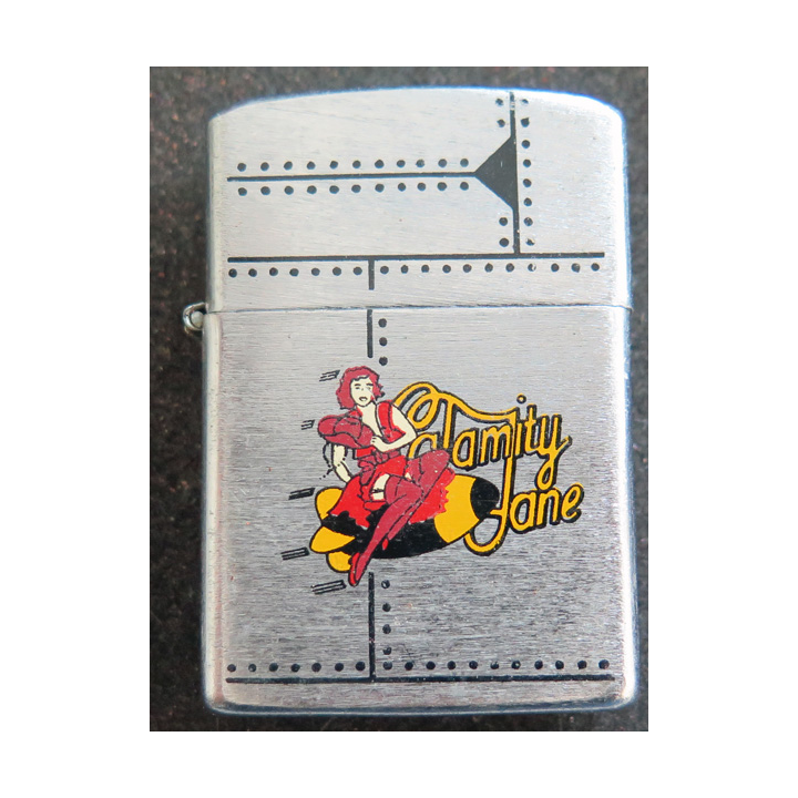 briquet rechargeable type Zippo (Champ) Calamity Jane 5,5 x 3,5 cm