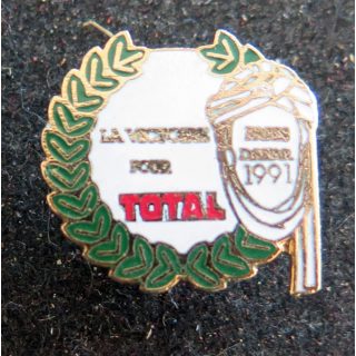 Pin's Paris dakar 1991 La victoire pour Total