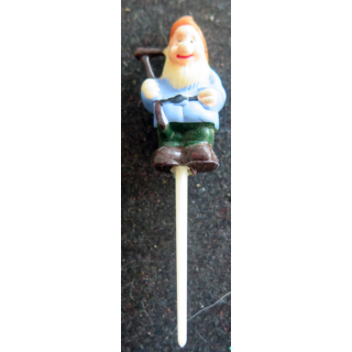 Petit lutin pour buche de Noël 3 x 1,5 cm